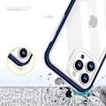 Miniatyrbild 6 av 7: Transparent 3-in-1 Skal för iPhone 13 Pro Max Gelfodral med Blå