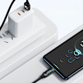 Miniatyrbild 3 av 7: USB A-USB C Kabel Wozinsky WUACC2 med Display/ 66W/ 6A/ 2m/ Svar