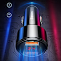 Miniatyrbild 10 av 11: Baseus Magic Series Biladapter 45W USB-C PD / USB-A QC - Svart