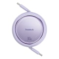 Miniatyrbild 3 av 9: Baseus Free2Draw Mini USB-C till USB-C Uttagbar Kabel 100W 1m -