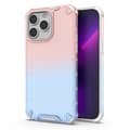 Skyddsfodral för iPhone 14 Pro - Tåligt Rosa-Blått Gradientmönst