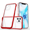 Miniatyrbild 1 av 7: Transparent 3-i-1 skal för iPhone 11 Pro Max/ gelstativ med röd