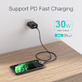 Miniatyrbild 5 av 11: Choetech IP0039 USB-C till Lightning Kabel MFi 480Mb/s 3A 1/2m -