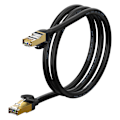 Miniatyrbild 1 av 11: Baseus Speed Seven snabb nätverkskabel RJ45 10Gbps 1m svart (WKJ