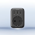 Miniatyrbild 3 av 5: Högeffektiv EU Väggladdare 30W (2xUSB/USB C) - Ugreen CD314 - Sv