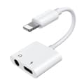 Joyroom S-Y104 Lightning till 3.5mm Hörlursadapter - Vit