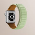 Miniatyrbild 6 av 8: Magnetiskt Armband för Apple Watch 7/8/9 41mm/ Svart Magnetisk L