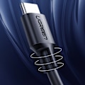 Miniatyrbild 9 av 11: Ugreen US286 USB-C till USB-C Kabel PD QC 3A 480Mb/s 1m - Svart
