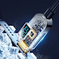 Miniatyrbild 5 av 10: Joyroom A4 USB-C / Lightning Kabel 20W med Display 1/2m - Svart