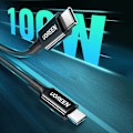 Miniatyrbild 2 av 11: Ugreen USB-C till USB-C Kabel/ 1 meter/ Vit (US300)