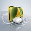 Miniatyrbild 7 av 9: Baseus Free2Pull Indragbar Kabel USB-C/Lightning 20W 1m - Vit