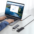 Miniatyrbild 11 av 11: Baseus Lite Serie HUB Adapter USB-A till 4xUSB-A 3.0 5Gb/s Svart