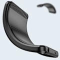 Miniatyrbild 3 av 8: Motorola Moto G Play 2022 Elastiskt Fodral - Svart Kolfiber Skyd