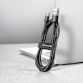 Miniatyrbild 6 av 11: Baseus Cafule USB-A till Micro USB Kabel 1.5A/ 2 m/ Svart/Grå