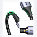 Miniatyrbild 9 av 10: Ugreen US565 USB-C/micro USB-B 3.0-kabel/ 5Gb/s/ 3A/ 1m - Grå