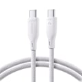 Miniatyrbild 1 av 7: Joyroom Multi-Color USB-C / USB-C PD 60W Kabel 1m - Vit
