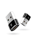 Miniatyrbild 8 av 11: Baseus Mini Adapter USB-C till USB-A - Svart