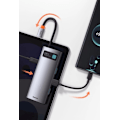 Miniatyrbild 5 av 11: Baseus Metal Gleam 5-i-1 Multifunktionell USB-C HUB - USB-C PD 1