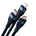Miniatyrbild 2 av 11: Baseus Flash Series II Multikabel USB/Typ C/Lightning/micro USB