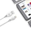 Miniatyrbild 7 av 11: Dudao USB-C Kabel 2.1A/ 2 Meter/ Vit (L4T)