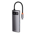 Miniatyrbild 2 av 11: Baseus Metal Gleam USB-C Hub 5-i-1/ PD 100W/ HDMI/ Grå (WKWG0200