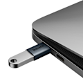 Miniatyrbild 5 av 11: Baseus Ingenuity Series Adapter USB-C till USB-A 10Gb/s - Blå