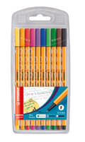 Stabilo Point 88 Fineliners/ Blandade Färger/ 10-Pack