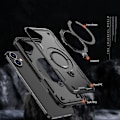 Miniatyrbillede 2 af 6: Hybrid Armor Trendy Etui med MagSafe til iPhone 16 - Sort