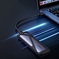 Miniatyrbild 3 av 8: Ugreen CM400 90264 Grå M.2 SSD-fodral med USB-C 3.2-port
