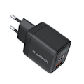 Miniatyrbild 2 av 9: Choetech PD6052 Väggladdare USB-C USB-A 35W GaN med Display - Sv