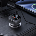 Miniatyrbild 6 av 7: Acefast Bil-laddare B14 165W med 2x USB-C och 1x USB-A - Svart