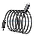 Miniatyrbillede 4 af 10: Choetech XCC-1052 100W Magnetholder USB-C Kabel - 1,2m Sort