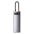 Miniatyrbild 2 av 11: Baseus Metal Gleam 8-i-1 USB-C Hub - 100W PD/ 4K HDMI/ SD/microS