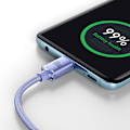 Miniatyrbild 11 av 11: Baseus Lila USB-C till USB-C Kabel/ 100W PD/ QC/ 5A/ 480Mb/s/ 2m