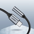 Miniatyrbild 8 av 11: Ugreen Adapter för Hörlurar 3/5 mm till USB Typ C 10 cm Grå (306