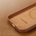 Miniatyrbild 10 av 11: Dux Ducis Grit Läderfodral för iPhone 14 Pro Max - Elegant Konst