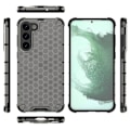 Miniatyrbild 9 av 11: Samsung Galaxy S23+ Fodral Honeycomb Blå - Robust Hybriddesign