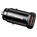 Miniatyrbild 4 av 10: Baseus Kvadratisk Intelligenta Bil-Laddare 2X USB QC3.0 Snabblad