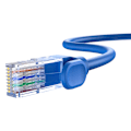 Miniatyrbild 4 av 11: Baseus Ethernetkabel Cat 6 RJ-45 1000Mb/s 0.5m rund form blå