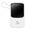Miniatyrbild 1 av 11: Baseus Qpow Digital Display Powerbank 10000mAh 20W med Snabbladd