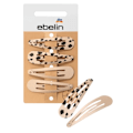 Miniatyrbild 1 av 2: Ebelin/ Hårklämmor i Leopardmönster/ 4-pack