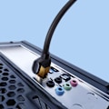Miniatyrbild 10 av 11: Baseus Speed Seven snabb nätverkskabel RJ45 10Gbps 1m svart (WKJ