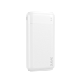 Miniatyrbild 1 av 3: Dudao K18-1W Powerbank 10000mAh USB-A/ USB-C/ Micro USB - Vit