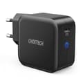 Choetech Snabbladdare GaN Vägg USB-C 61W 3A Power Delivery Svart