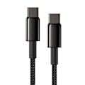 Miniatyrbild 8 av 11: Baseus USB-C till USB-C Kabel 2m 100W 5A PD QC – Svart