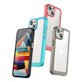 Miniatyrbild 5 av 7: Förstärkt och Flexibelt iPhone 15 Skal - Outer Space Transparent
