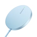 Miniatyrbild 7 av 11: Baseus Simple Mini3 Magnetisk MagSafe Qi 15W Trådlös Laddare Blå