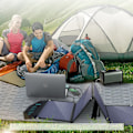 Miniatyrbild 6 av 10: Choetech SC007 Solcellsladdare 80W Vikbar/ DC/USB-C/2xUSB-A/ PD/
