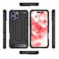 Miniatyrbild 5 av 9: Skyddande Hybrid Armor Fodral för iPhone 16 Pro Max - Svart