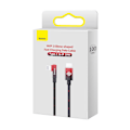 Miniatyrbild 5 av 11: Baseus Vinklade Lightning till USB-C PD Kabel 20W 480Mb/s 1m - R